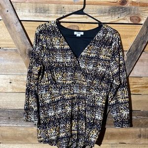 Cato Wrap Look Top Size L